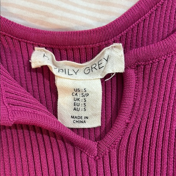 Pink Ribbed Bodysuit - Picture 2 of 4